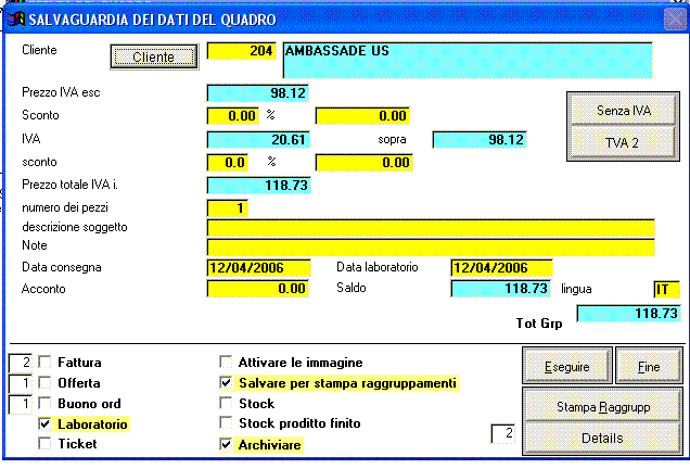 Ecran prix